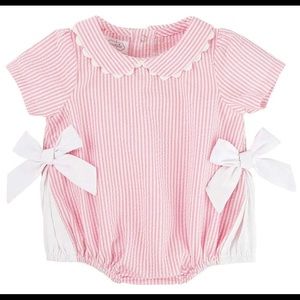 Girls - Mudpie Seersucker bubble NWT